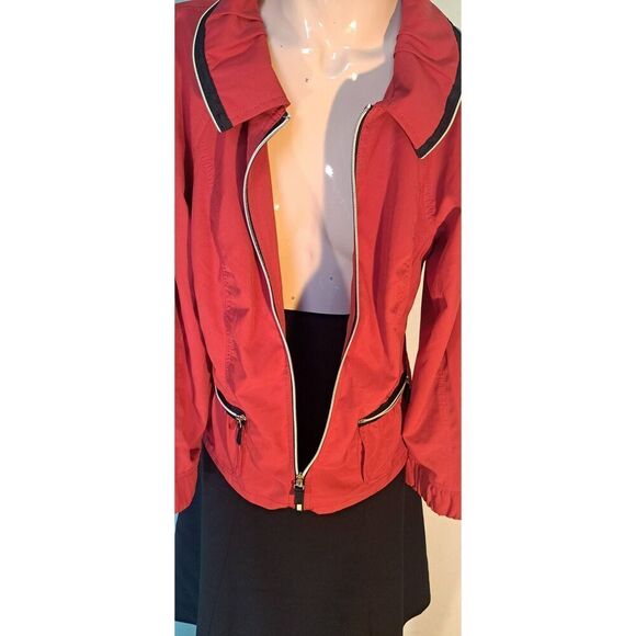 Red Zenergy by Chicos Full Zip Jacket Size Small - Picture 6 of 9